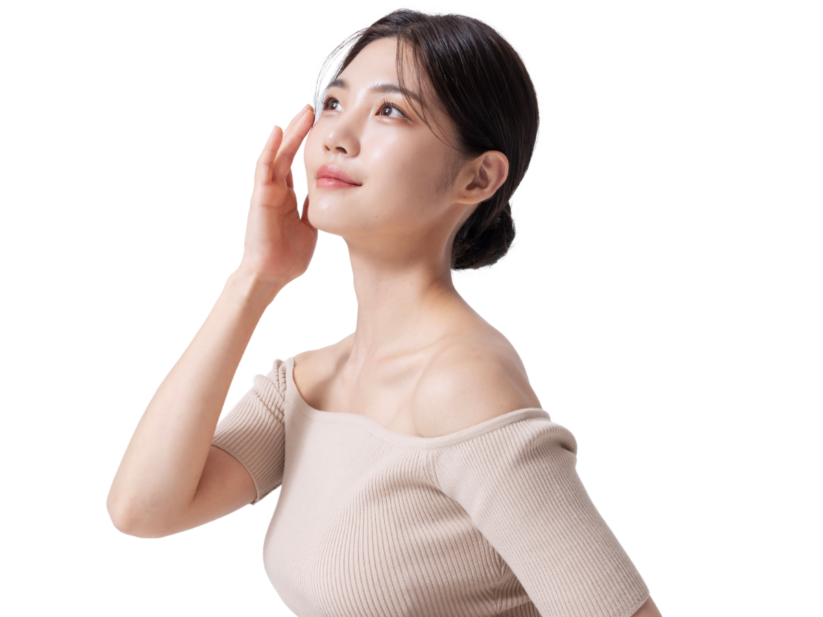 ภาพแบนเนอร์หลักหน้าแรก Mediglow Clinic แสดงนางแบบงานผิวสวยสุขภาพดี กระจ่างใส และยกกระชับอย่างเป็นธรรมชาติ