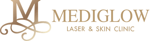 โลโก้ Mediglow Laser & Skin Clinic Gold - เมดีโกลว์ คลินิกเลเซอร์และผิวพรรณ